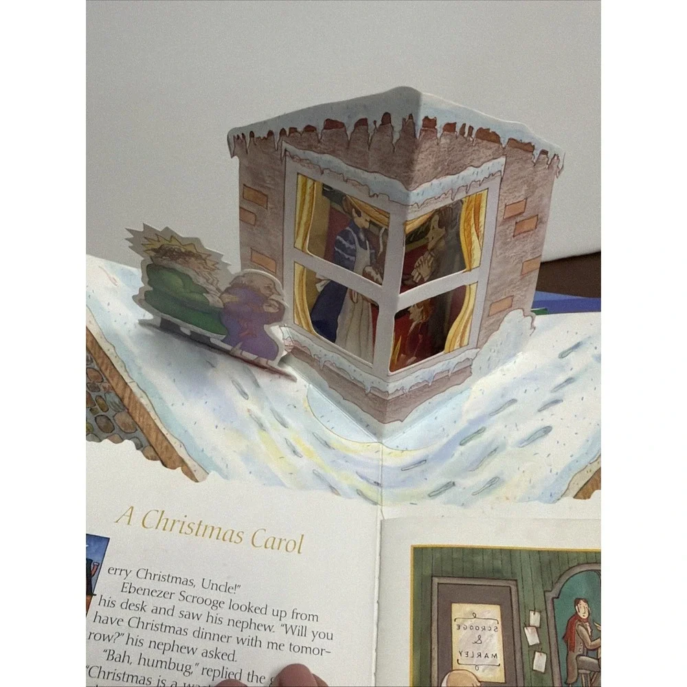 Vintage Christmas Stuffer Pop Up Books‎ Collection  Lot of 6 Dreamhouse 1995